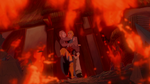 Phoebus betrays Frollo and saves the innocent family