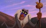 Rafiki at Kovu and Kiara's marriage ceremony