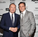 Kevin Spacey and Tony Goldwyn attending the 4th Annual Reel Stories, Real Lives benefit in April 2015.