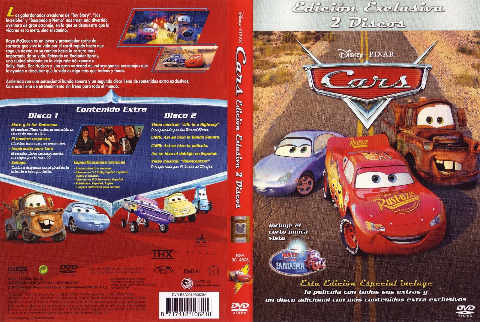 Opening to Cars 2006 DVD (Fullscreen version) 