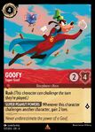 Super Goof in the card game Disney Lorcana