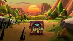 Rapunzel caravan top