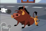Timon and Pumbaa on Mouse on the Street