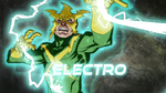 Electro as he first appears in his debut episode.