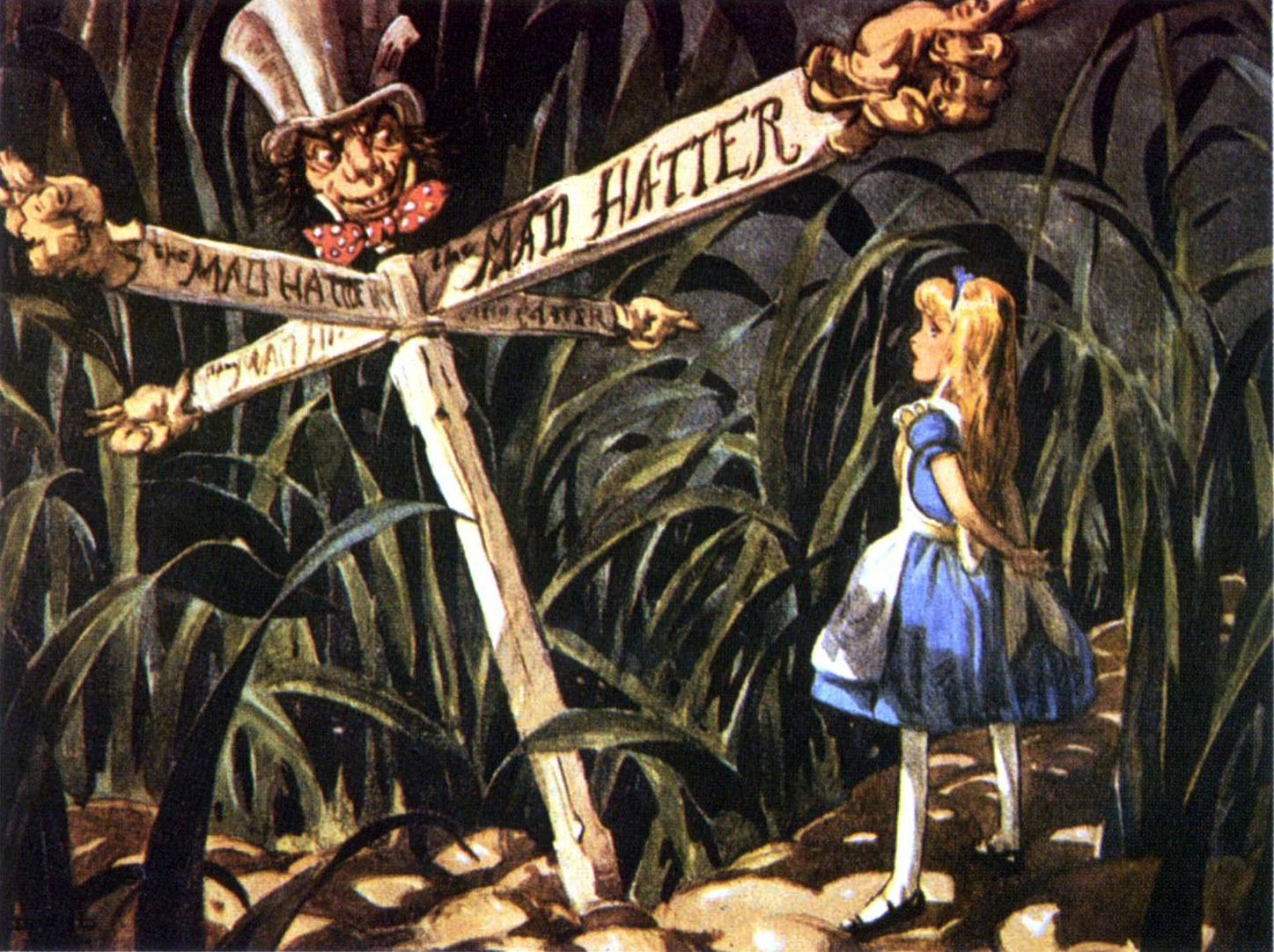 disney alice in wonderland artwork