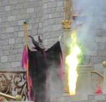 Maleficent in the Dream Along With Mickey stage show.