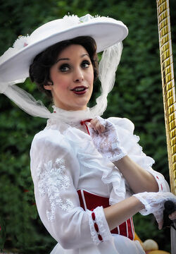 Mary Poppins at one of the Disney Parks