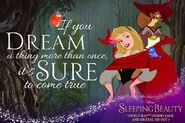Sleeping Beauty Diamond Edition If you Dream a Thing More Than Once it's Sure to Come True Promotion