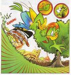 José Carioca in one of his comic stories