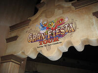 Panchito on the Gran Fiesta Tour marquee