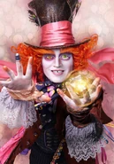 The Hatter holding the Chronosphere