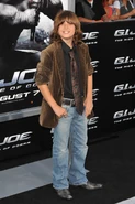 Leo Howard at premiere of GI Joe: Rise of the Cobra in August 2009