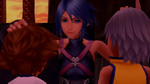 Aqua meeting Sora and Riku.