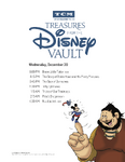 Treasures from The Disney Vault December 2017 Schedule