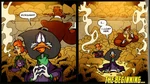 Darkwing finds that Morgana is now missing at the end of "F.O.W.L. Disposition"