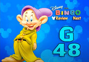 Disney DVD Bingo Dopey