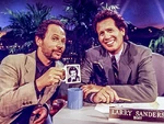 Shandling with Billy Crystal in an episode of The Larry Sanders Show.