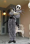 Jack Skellington in one of the Disney Parks