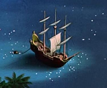 El barco pirata de peter pan on sale