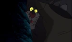 Bagheera smashed between a cave wall and Colonel Hathi's troops
