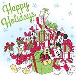 Mickey and gang happy holidays