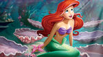 Ariel in the mesisters' bedroom