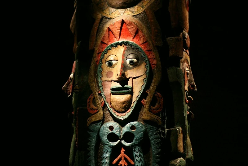 Tiki Totem Poles