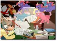 Ponies Unicornio hacen un cameo en la caricatura