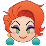 Madame Medusa's emoji for Disney Emoji Blitz.