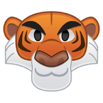 Shere Khan's emoji for Disney Emoji Blitz