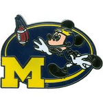 Michigan Football Pin