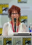 Mindy Sterling speaks at the 2014 San Diego Comic Con.