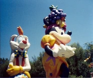 Minnie and Roger balloons