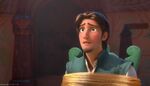 Flynn is speechless when he sees Rapunzel for the first time.