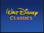 Walt Disney Classics Early 1992 Promo