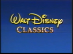 Walt Disney Classics Early 1992 promo