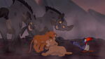 Simba tells the Hyenas that he’s “the Future King”.