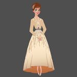 Anna 1st Dress Frozen 2 Concept