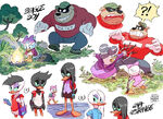 Early designs for Lena.