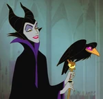 Diablo con Mal&eacute;fica.