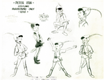 An early model sheet of Peter Pan (1940)