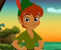 Peter Pan en Jake and the Never Land Pirates.