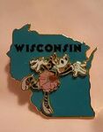 Clarabelle Wisconsin pin