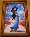 Jasmine's portrait as seen in the Hall.