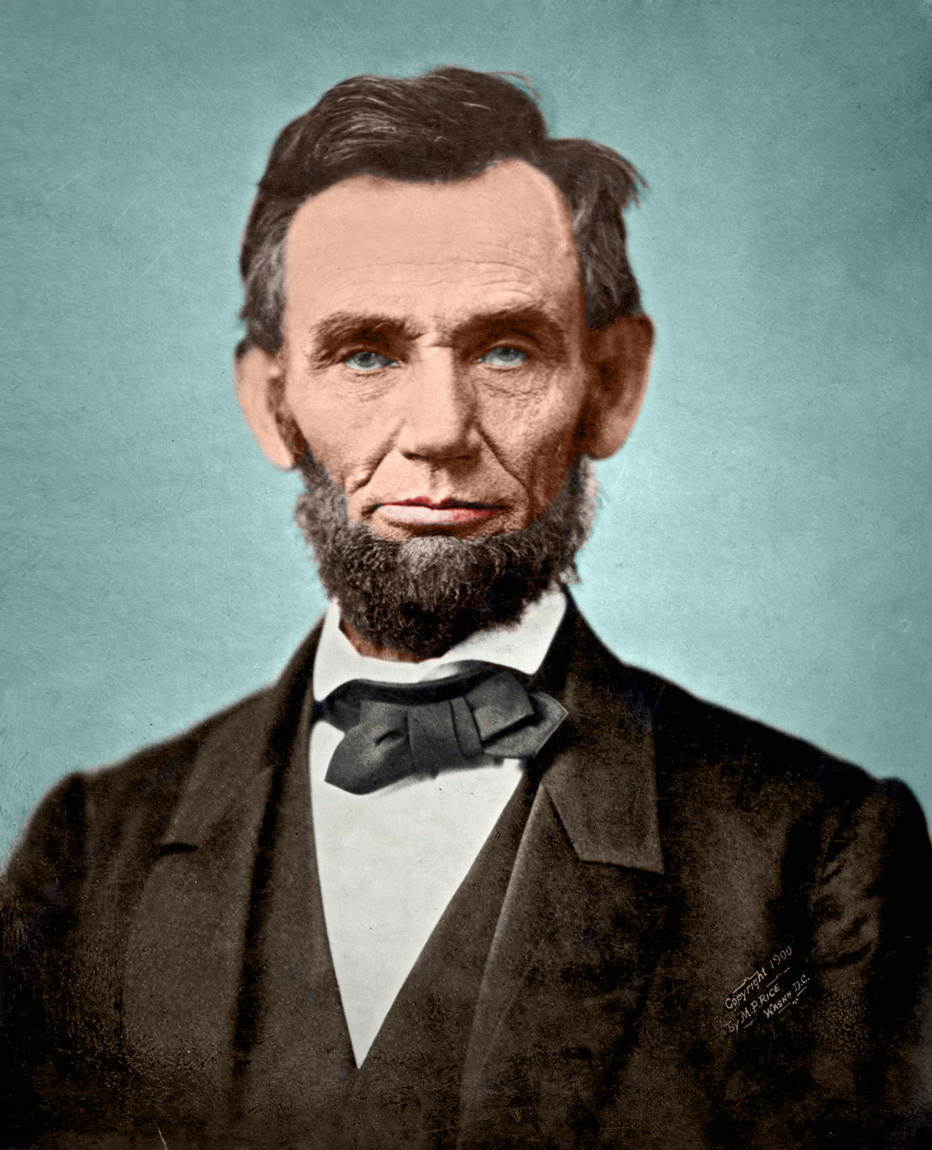 abraham lincoln and his wife in color