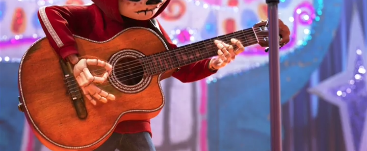 Disney Pixar Coco, Colorful Character Guitar