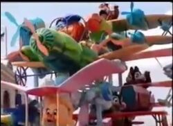 The Disney Afternoon characters' brief appearance during "The Character Parade".