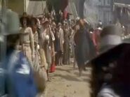 Girard and his brothers chased by the Musketeers