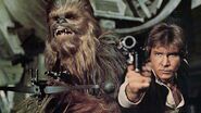 Han Solo and Chewbacca