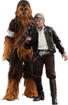Hot-toys Han and Chewie TFA